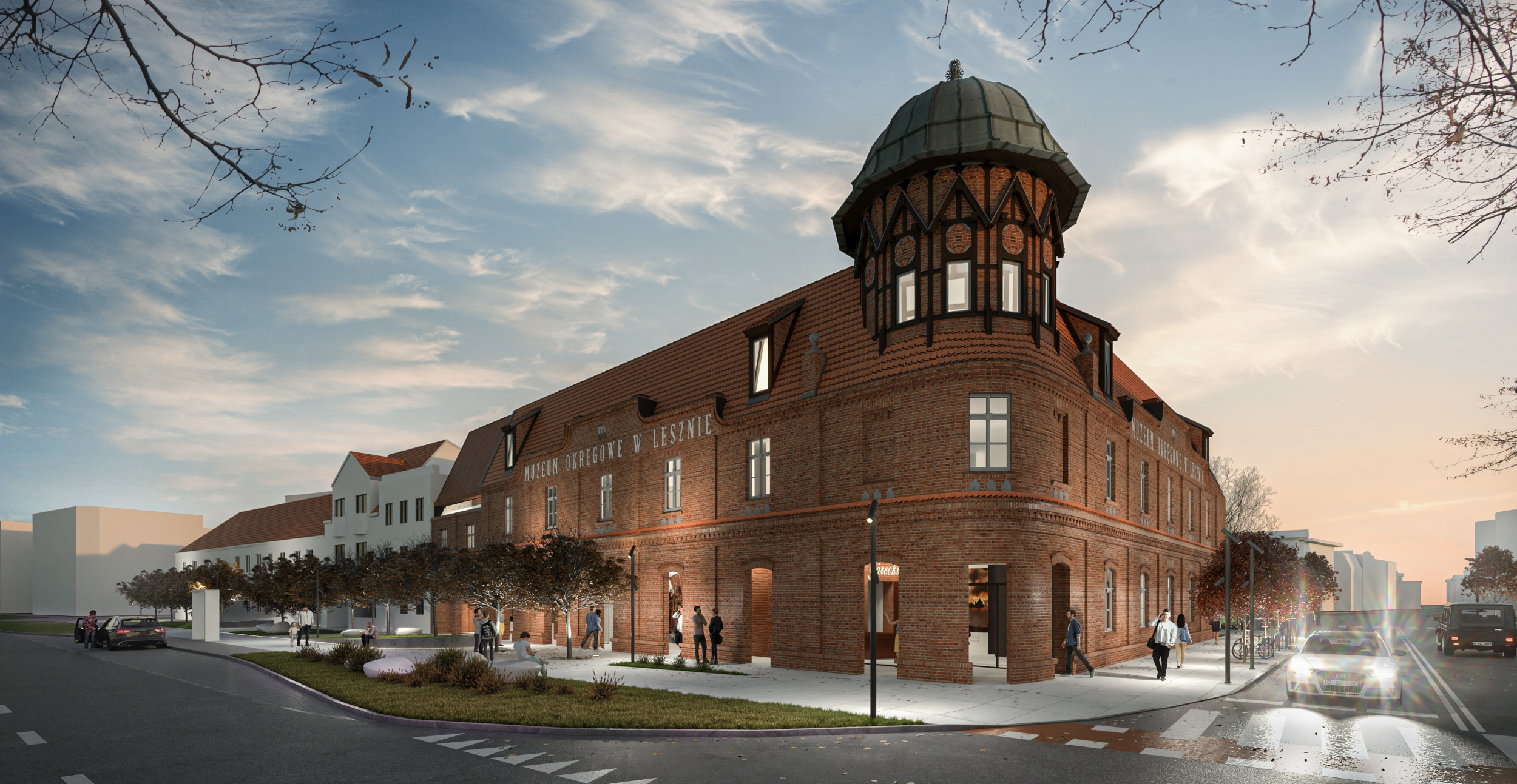 Projekt Muzeum Okręgowe w Lesznie, pracownia architektoniczna Gdańsk, architekci Gdańsk, biuro architektoniczne Gdańsk, rewitalizacja zabytku