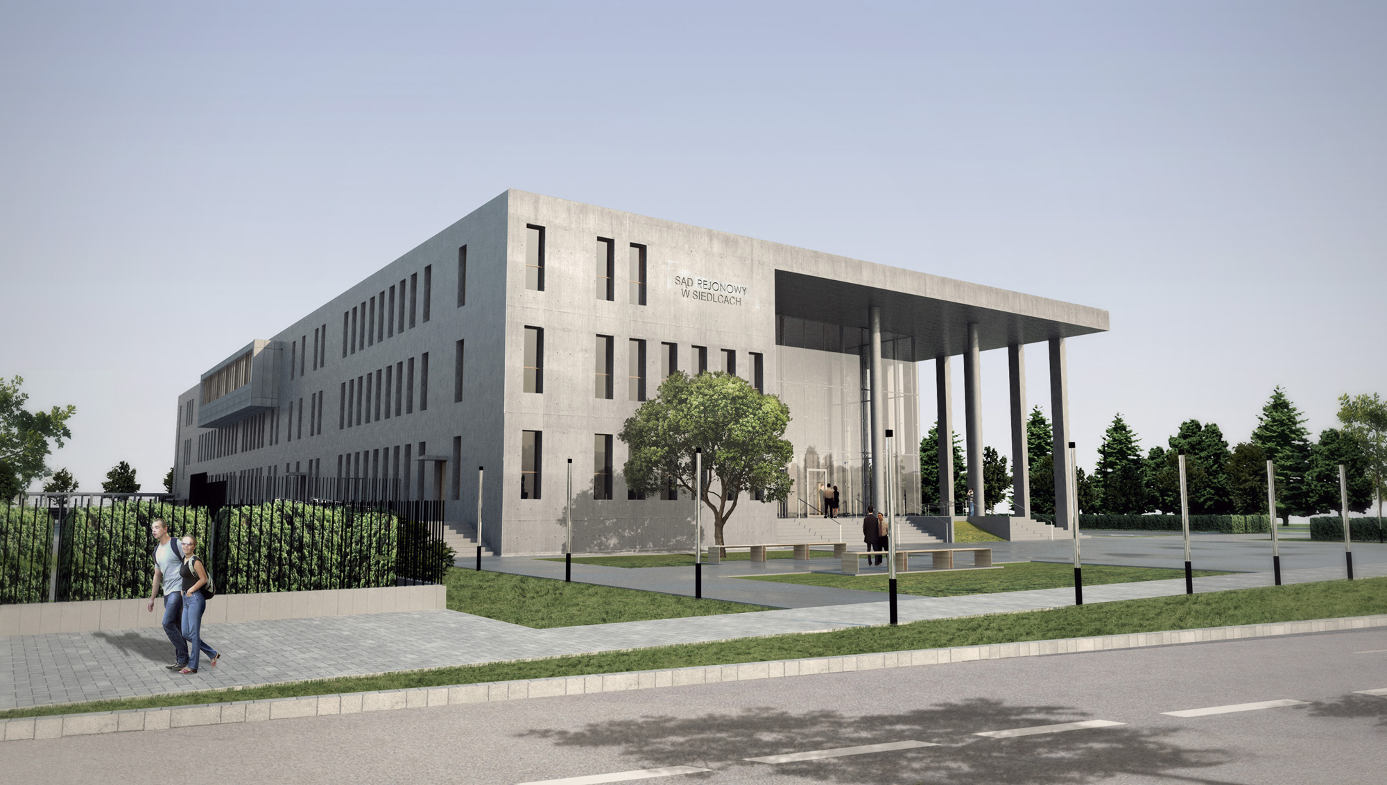 Projekt Sąd Rejonowy w Siedlcach, pracownia architektoniczna Gdańsk, architekci Gdańsk, biuro architektoniczne Gdańsk